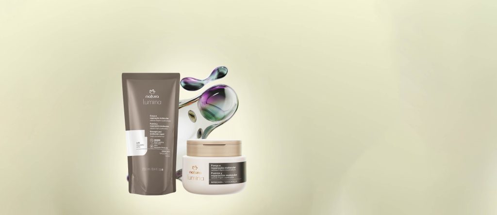 Kit Máscara com Refil Lumina Força e Reparação Molecular