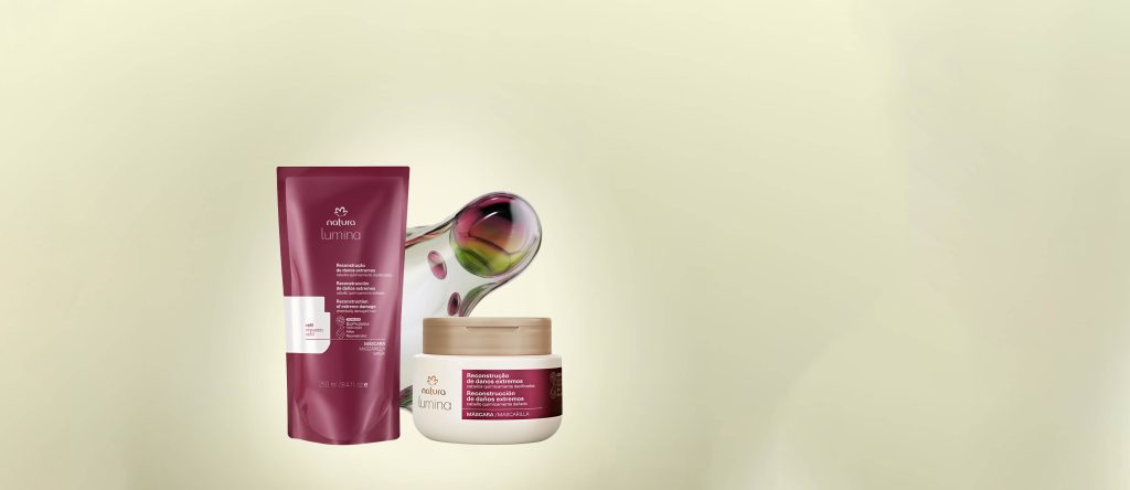 Kit Máscara com Refil Lumina Reconstrução de Danos Extremos