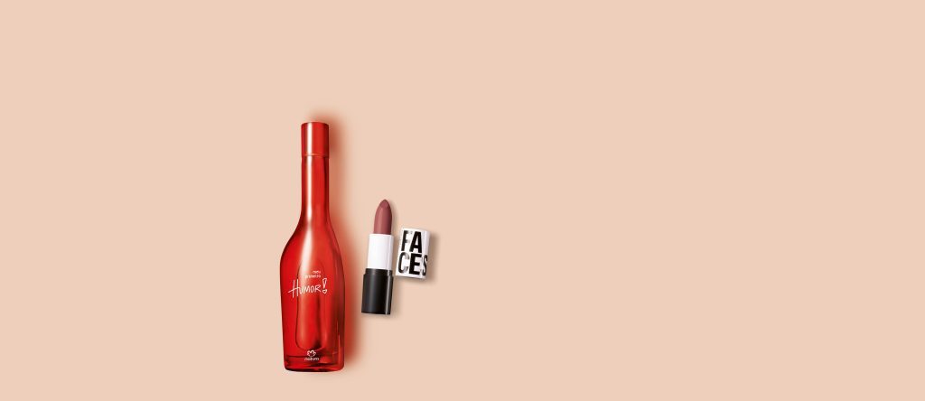Kit Meu Primeiro Humor e Batom Matte Faces Cookie Nude