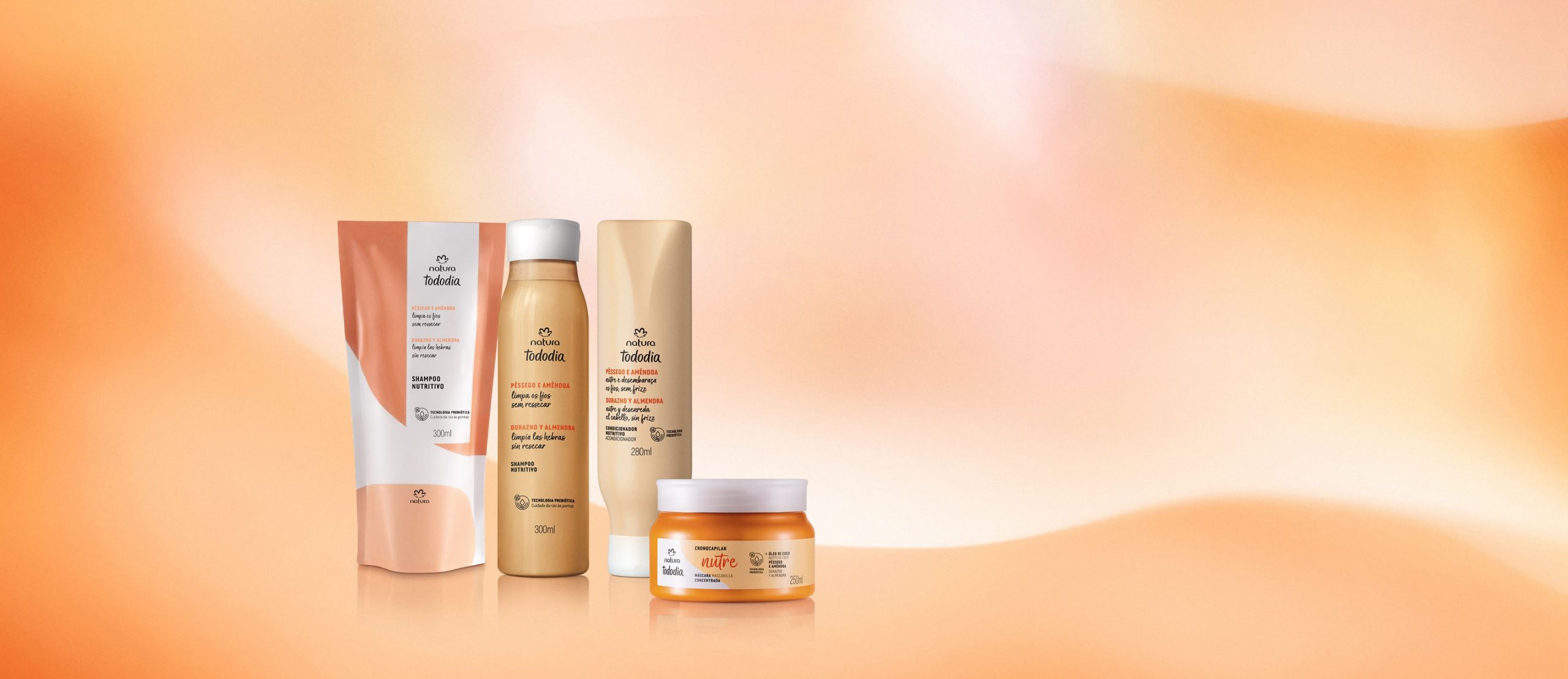 Kit Nutritivo Tododia Pessego e Amendoa 4 produtos scaled