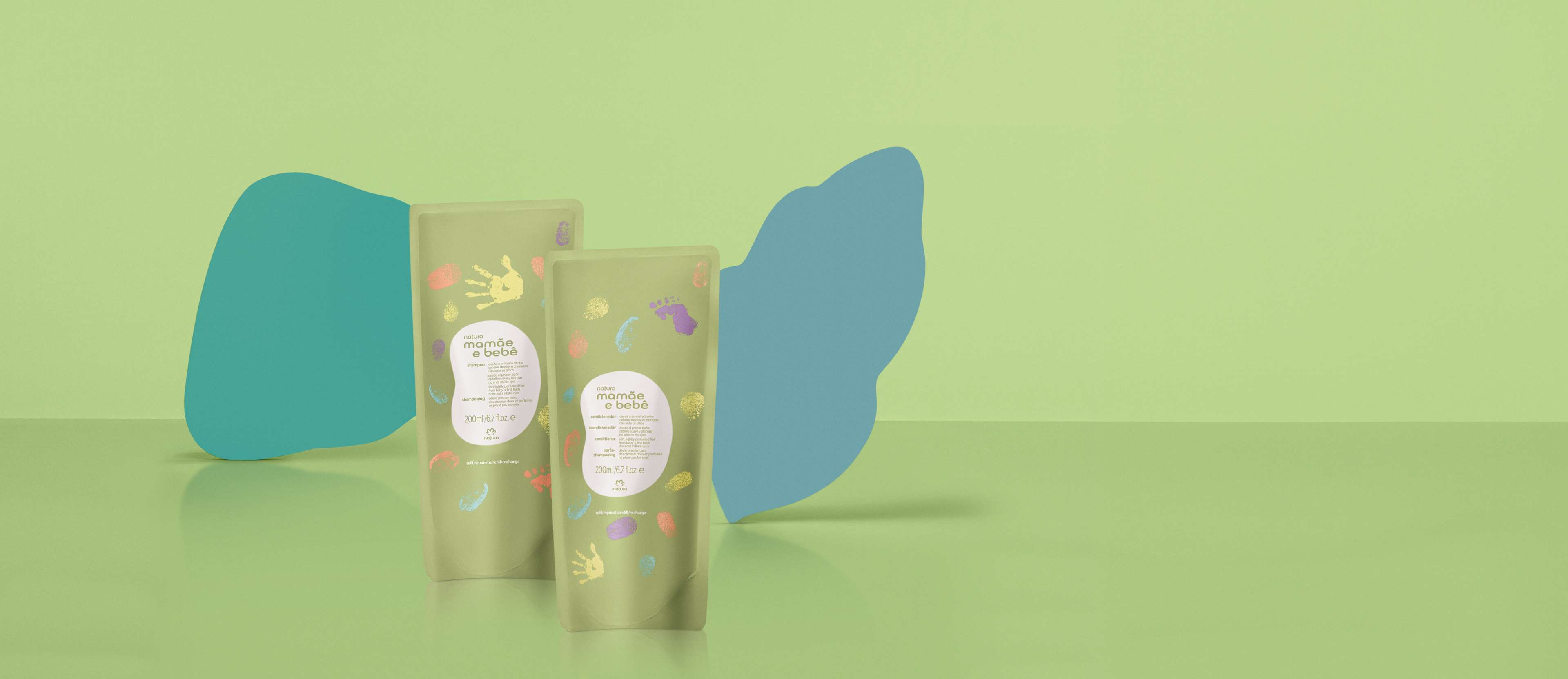 Kit Refis Shampoo e Condicionador Mamãe e Bebê