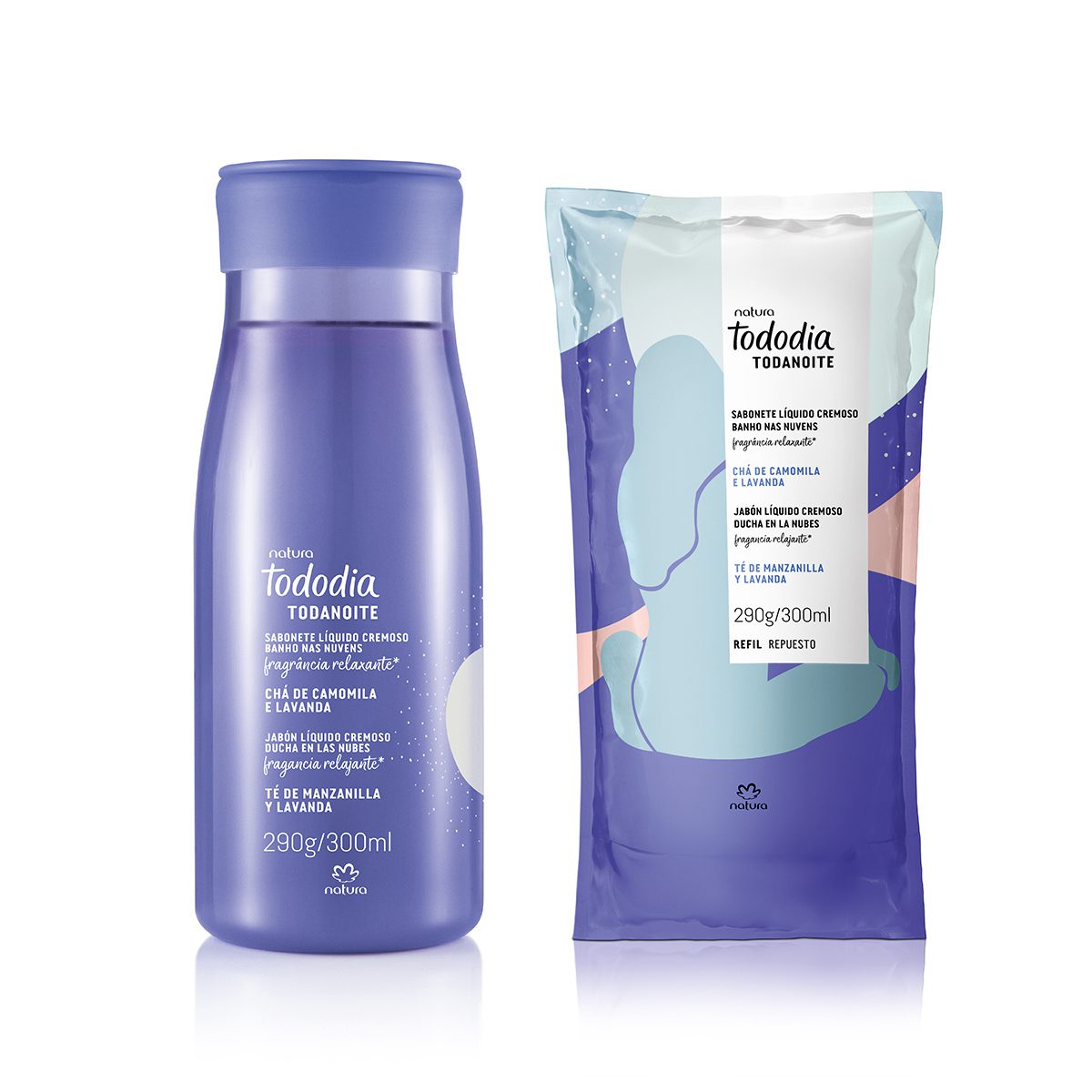 Kit Sabonete Liquido Cremoso para o corpo Banho nas Nuvens