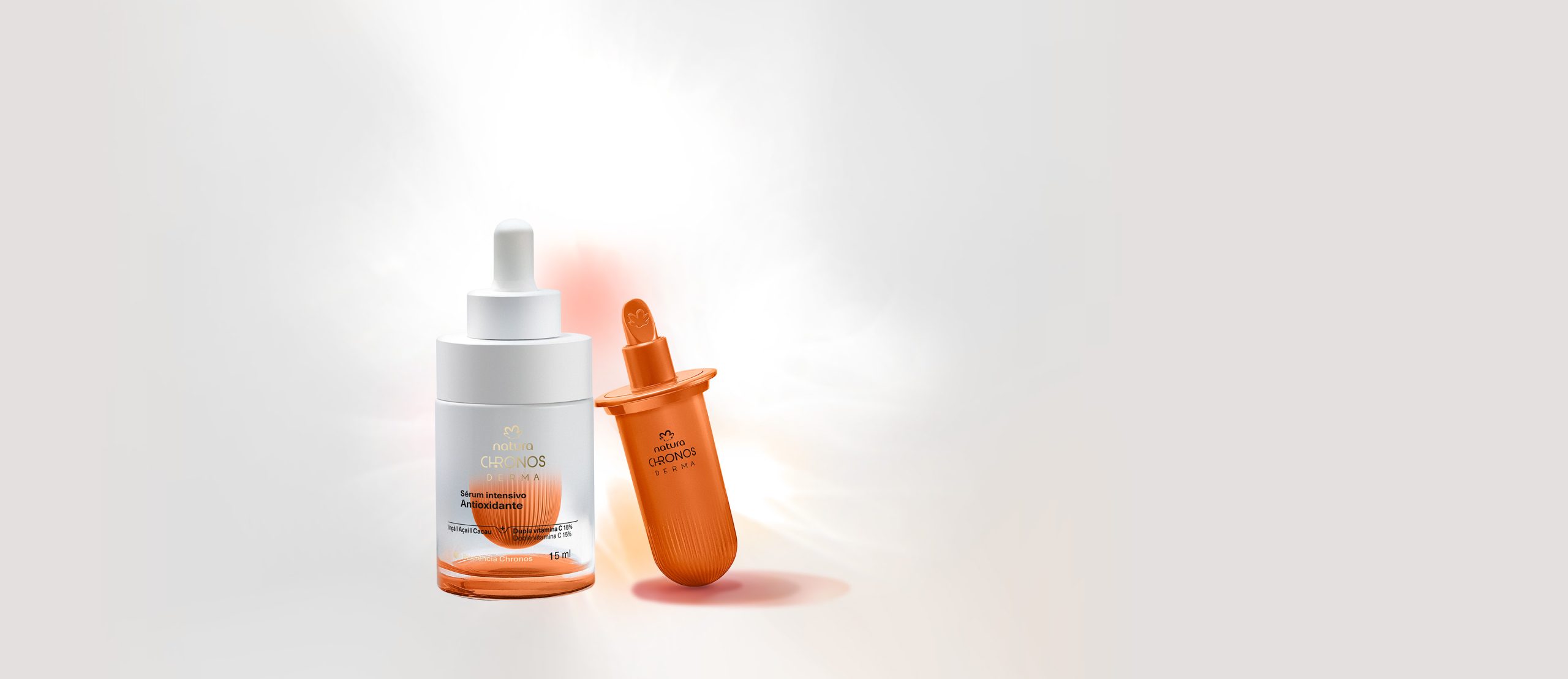 Kit Serum Antioxidante com Refil Chronos Derma scaled