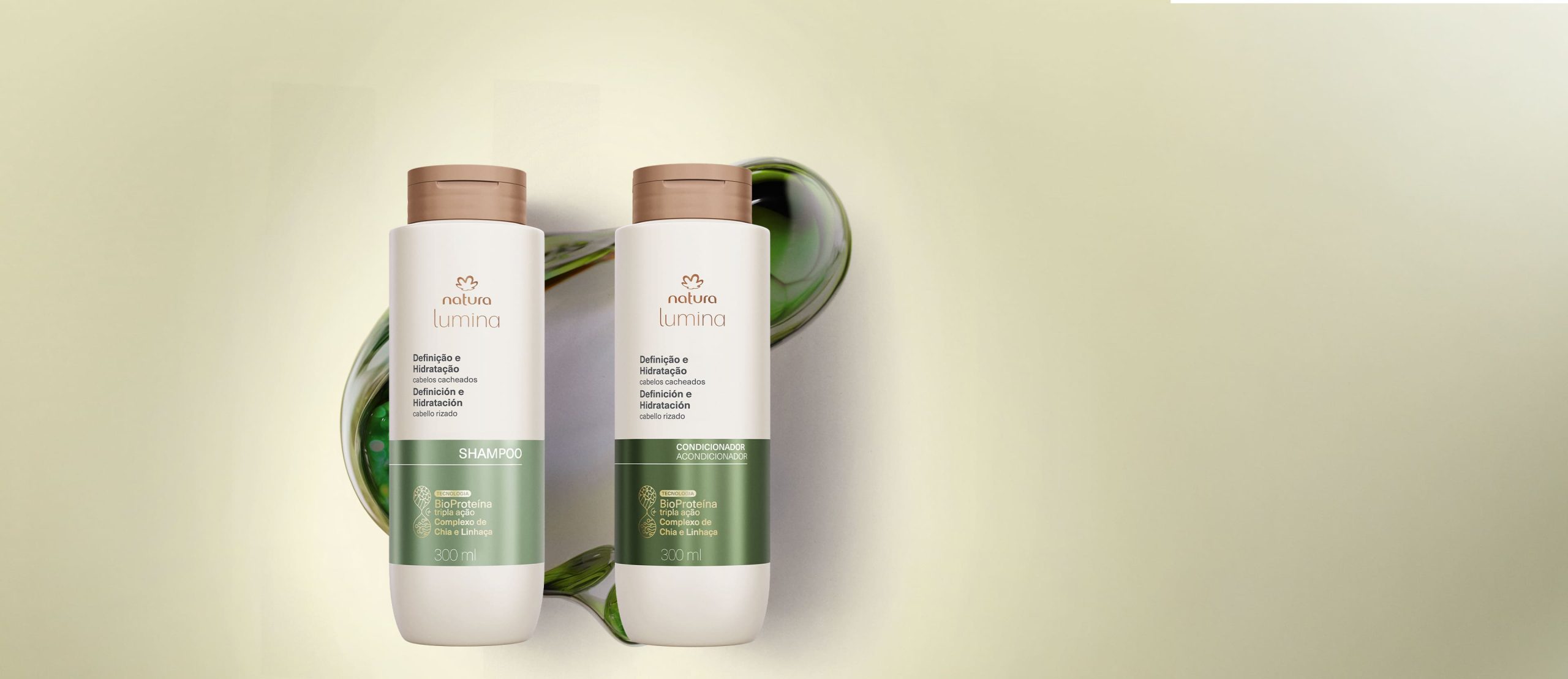 Kit Shampoo e Condicionador Lumina Definição e Hidratação de Cabelos Cacheados (2 produtos) 1 Kit Shampoo e Condicionador Lumina Definicao e Hidratacao de Cabelos scaled