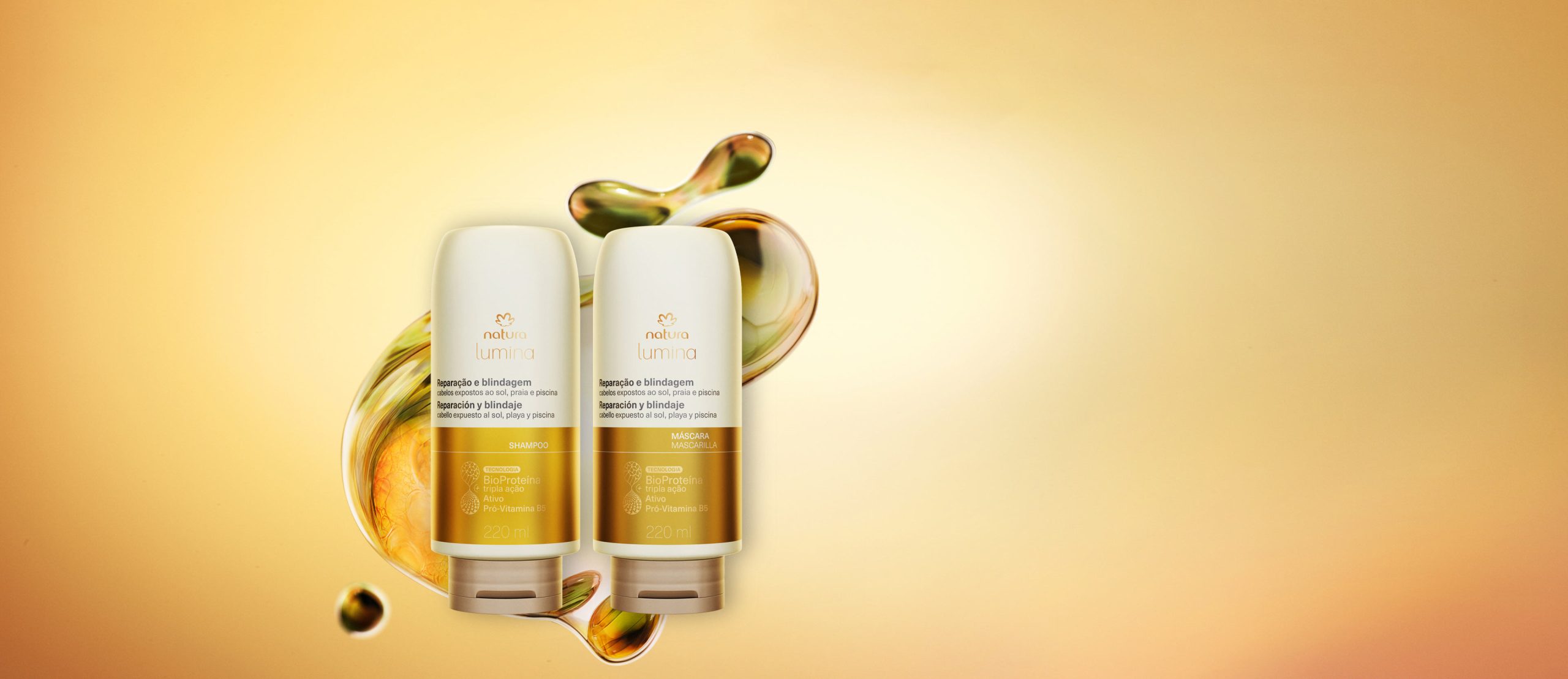 Kit Shampoo e Mascara Lumina para Reparacao e Blindagem scaled