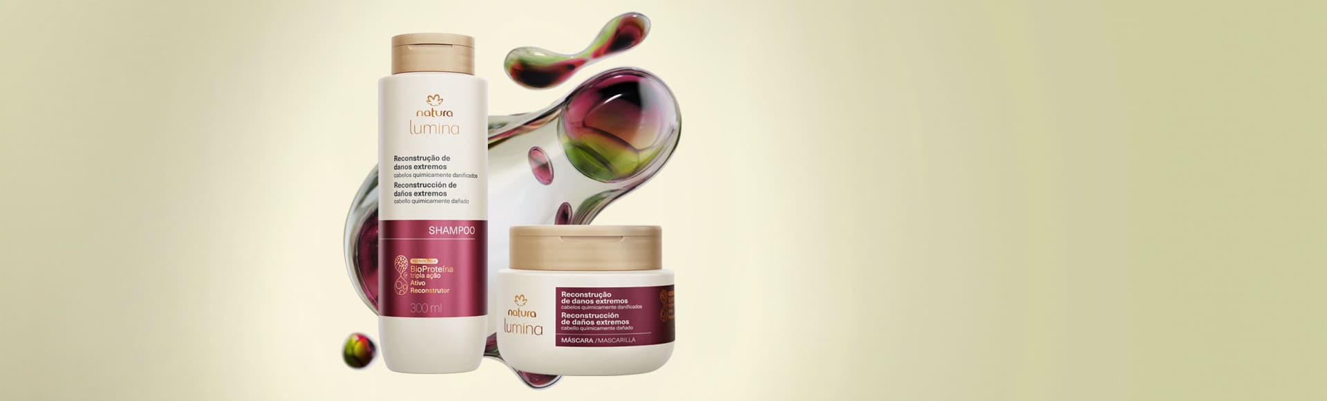 Kit Shampoo e Mascara Reconstrucao de Danos