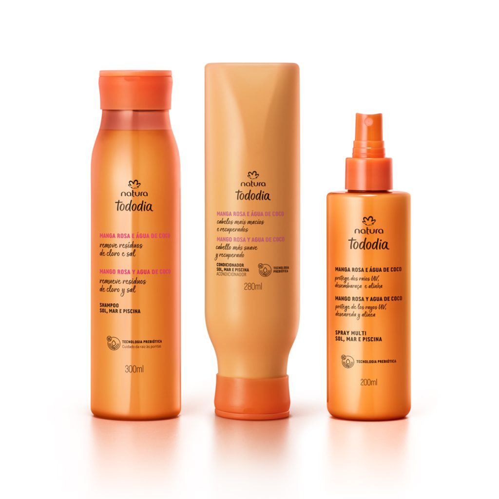 Kit Sol, Mar e Piscina Tododia Manga Rosa e Água de Coco (3 produtos)