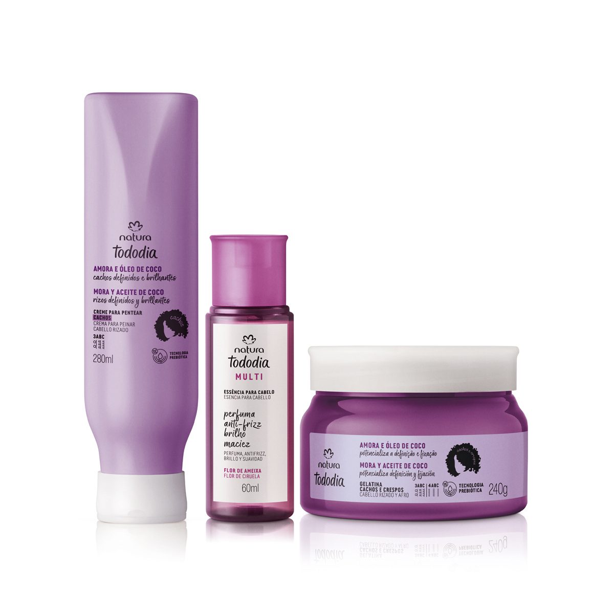 Kit Tododia Cachos Perfumados 3 produtos