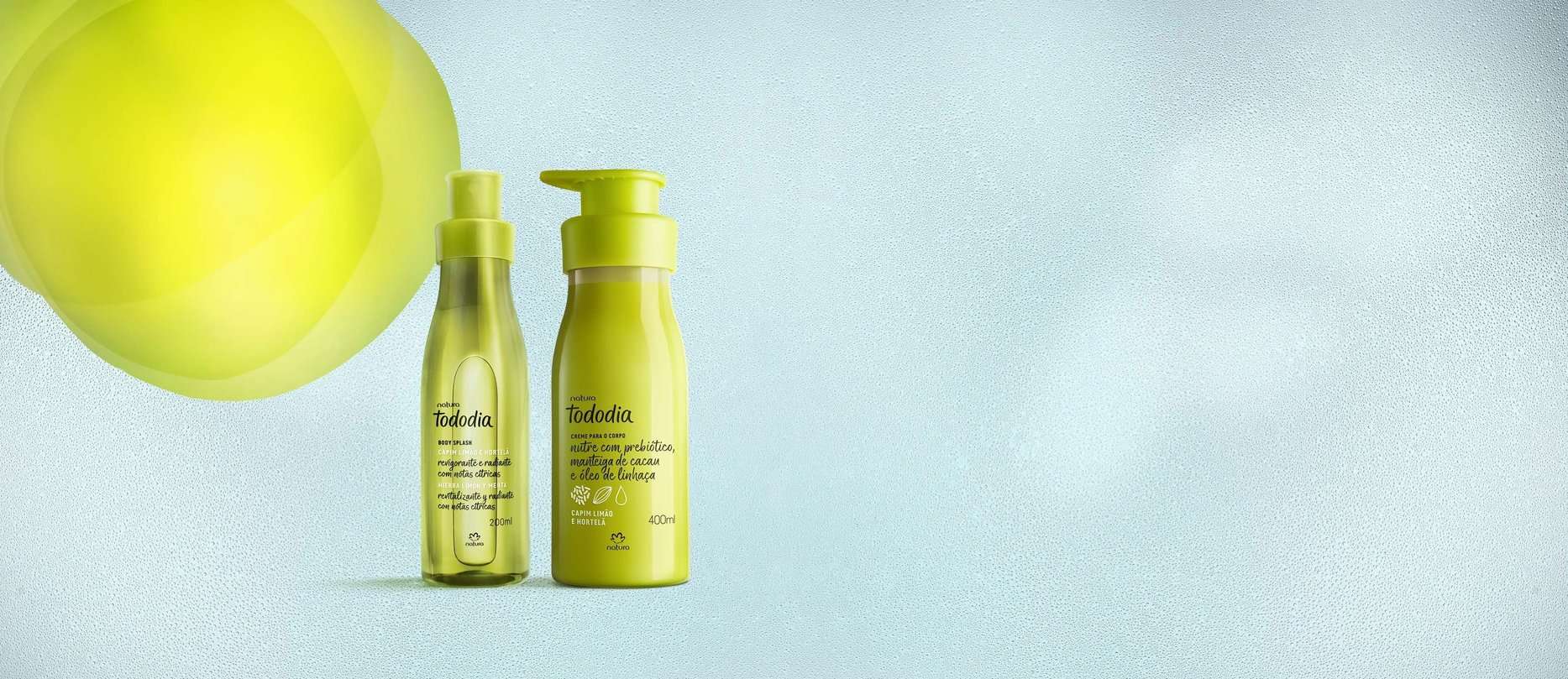Kit Tododia Capim Limao e Hortela com Hidratante e Body
