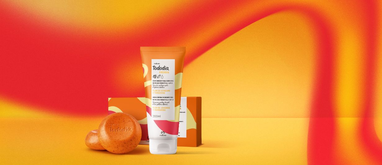 Kit Tododia Energia Flor de Gengibre e Tangerina 2 produtos
