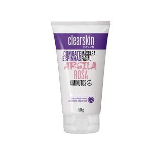Máscara Facial de Argila Rosa