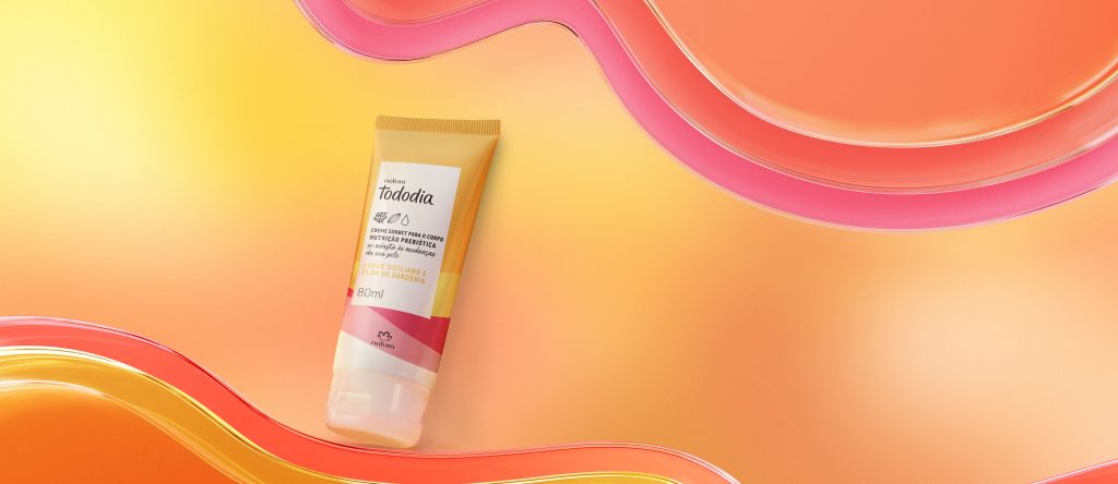 Mini Hidratante Sorbet Tododia Limão Siciliano e Flor de Gardênia 80 ml