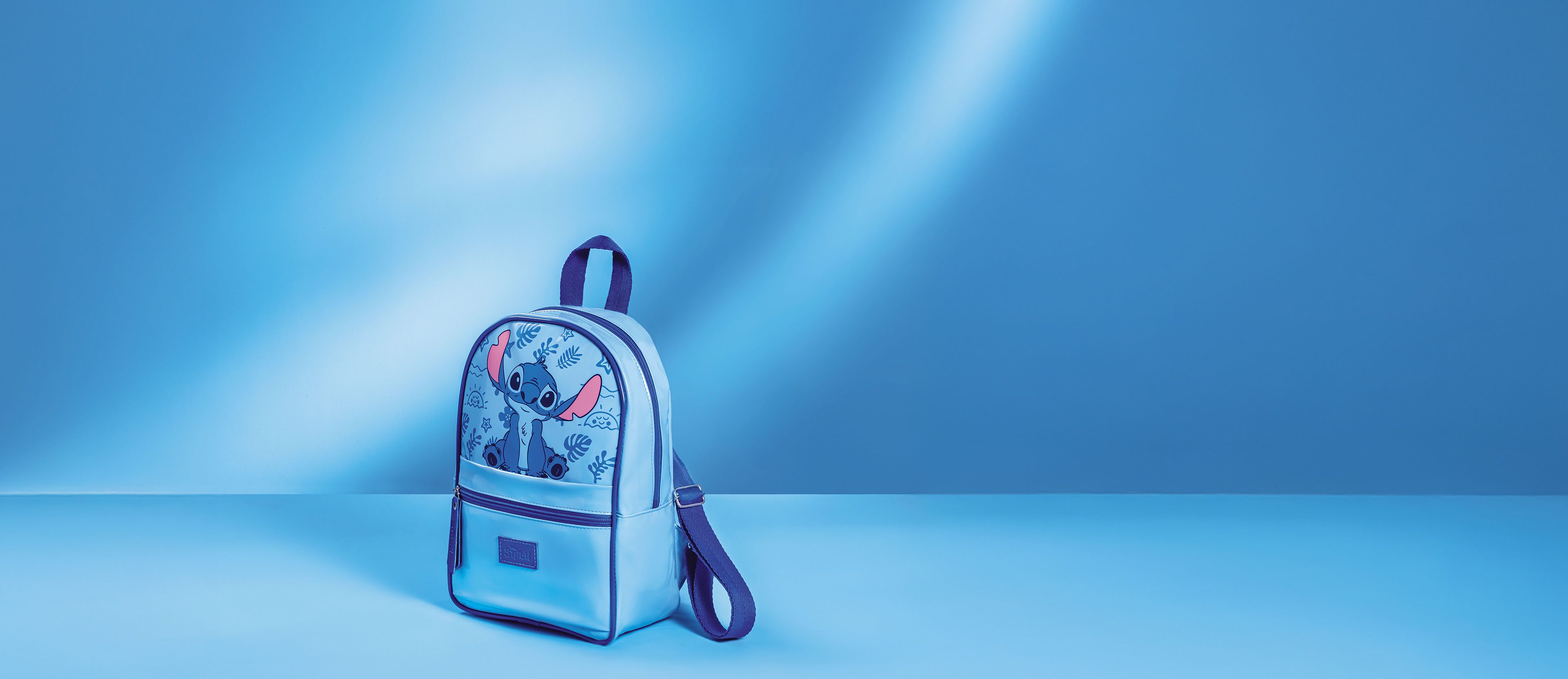 Banner desktop da Mochila Passeio Stitch