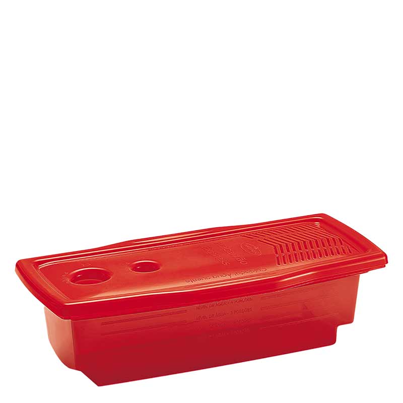 Pote De Preparo Para Macarrão Vermelho