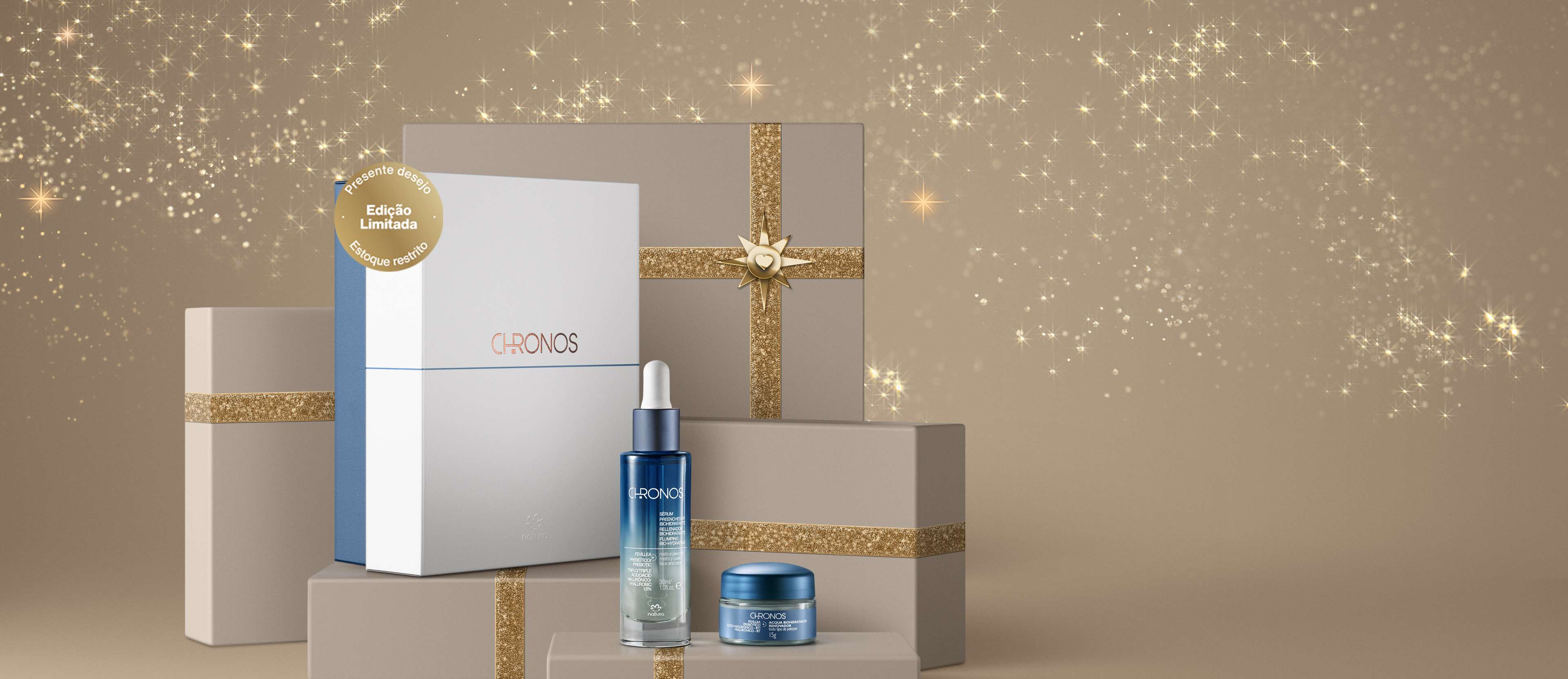 Presente Natura Chronos Biohidratacao E Acqua