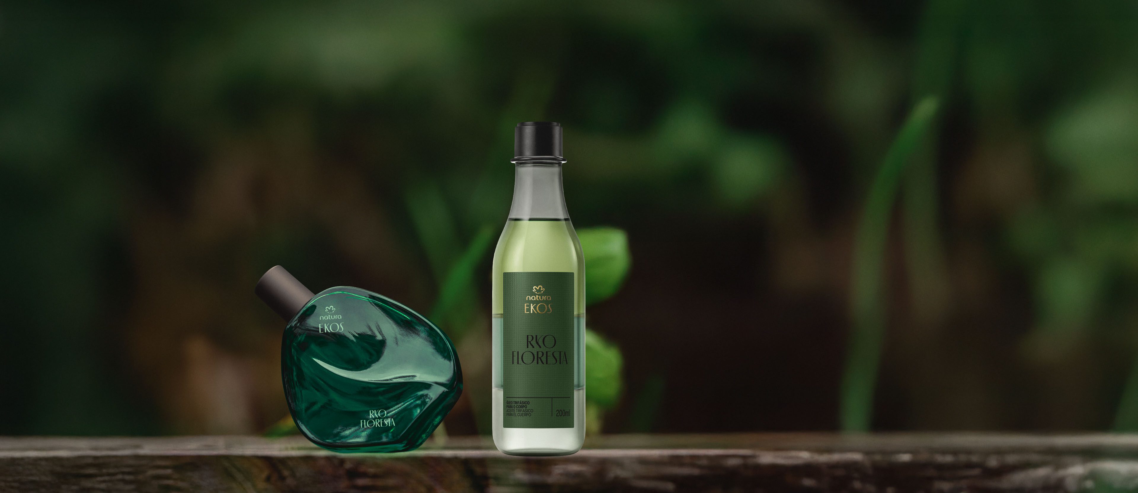 Presente Natura Ekos Ryo Floresta embalagem elegante