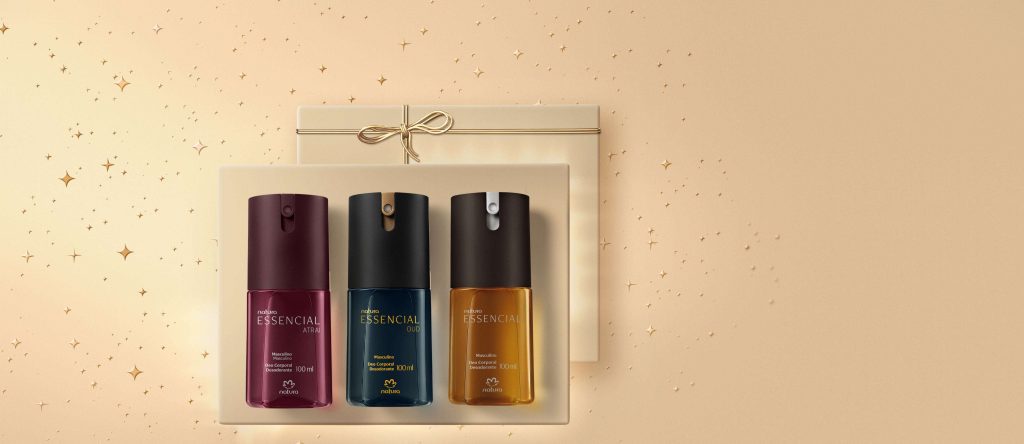 Presente Natura Essencial Trio de Desodorantes Masculino (3 unidades)