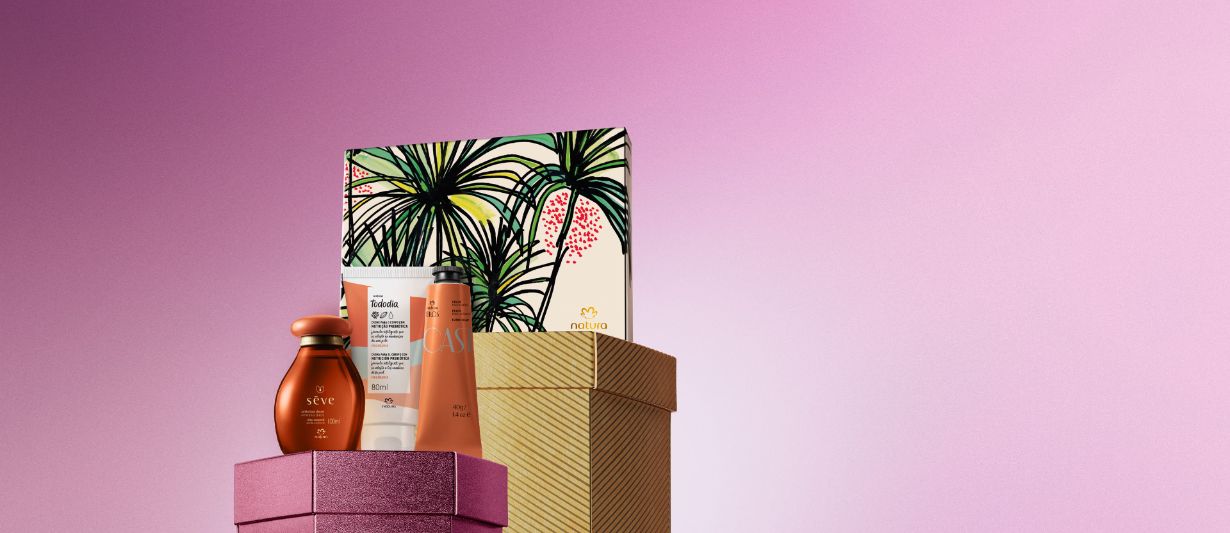 Presente Natura Queridinhos (3 produtos) 2 Presente Natura Queridinhos 3 produtos
