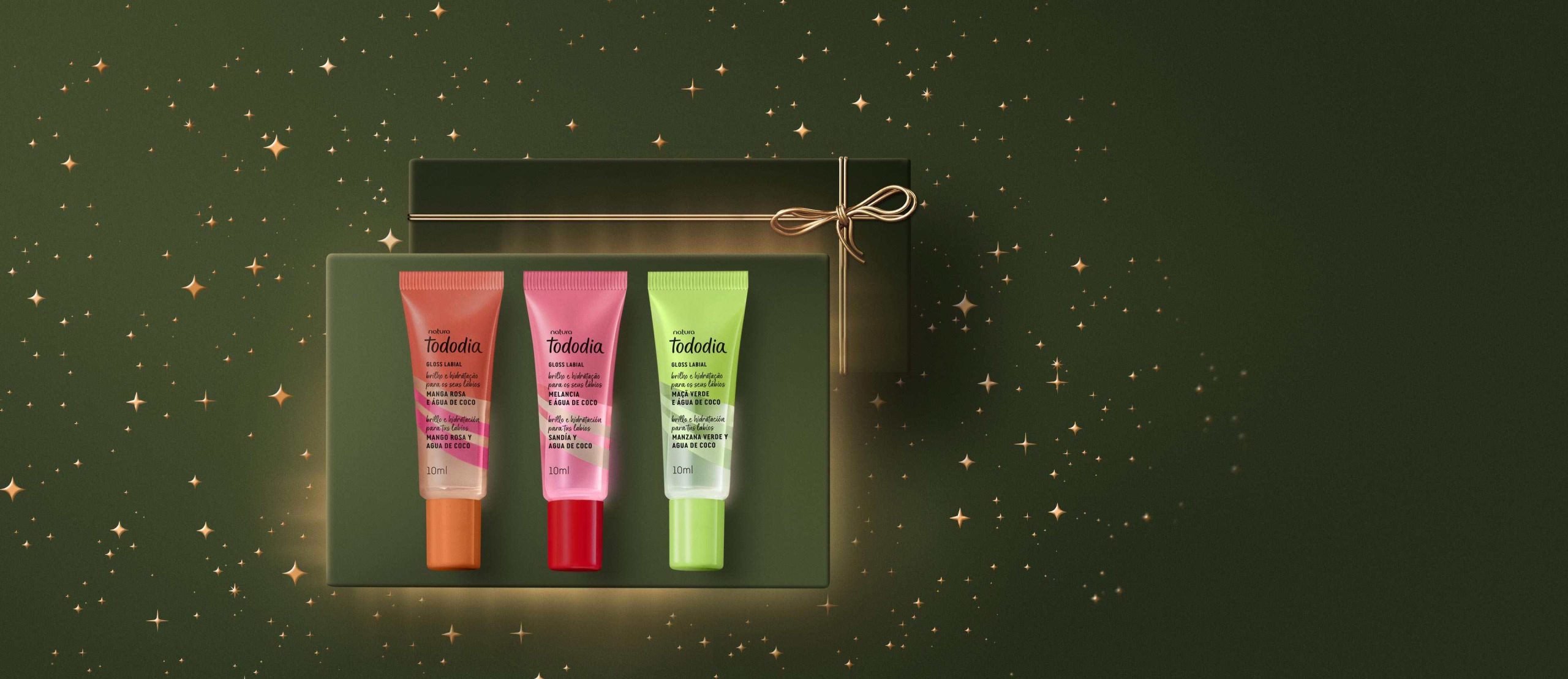 Presente Natura Tododia Kit Gloss 3 unidades scaled