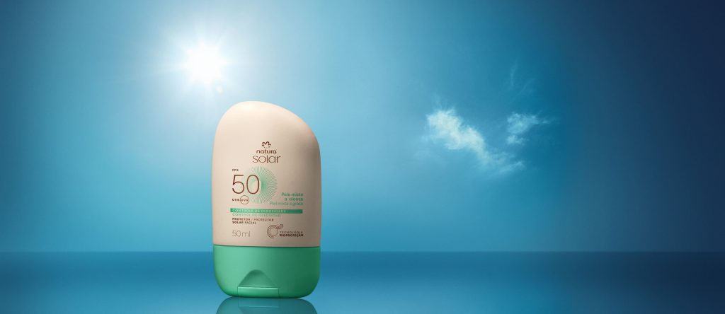 Protetor Solar Facial Pele Mista a Oleosa FPS 50 Natura Solar