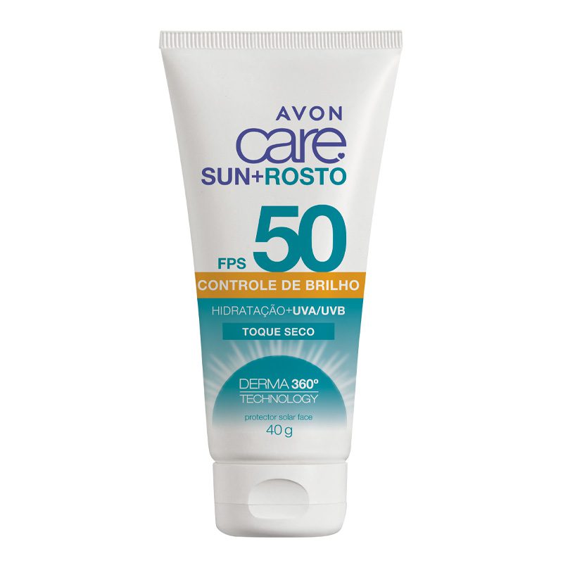 Protetor Solar Rosto Controle de Brilho FPS 50