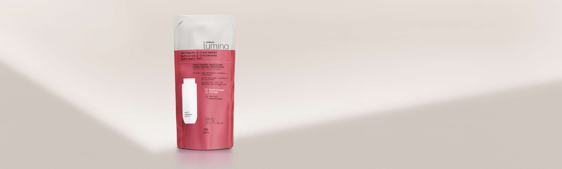 Refil Condicionador Fortificante para Antiqueda e Crescimento LuminA