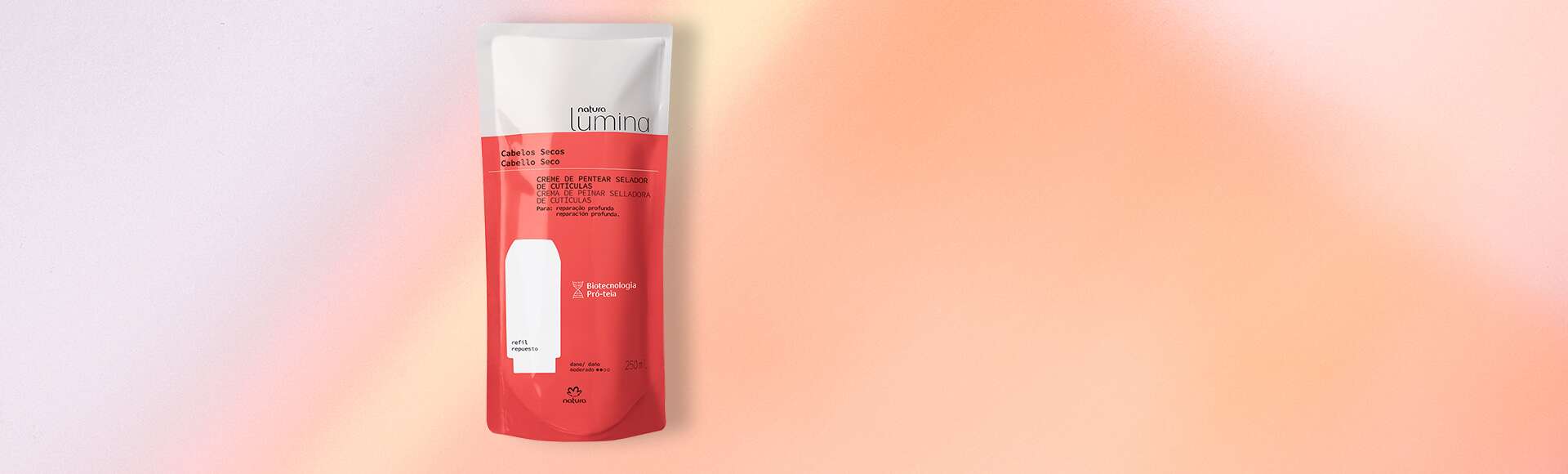 Refil Creme de Pentear Selador de Cuticulas Cabelos Secos