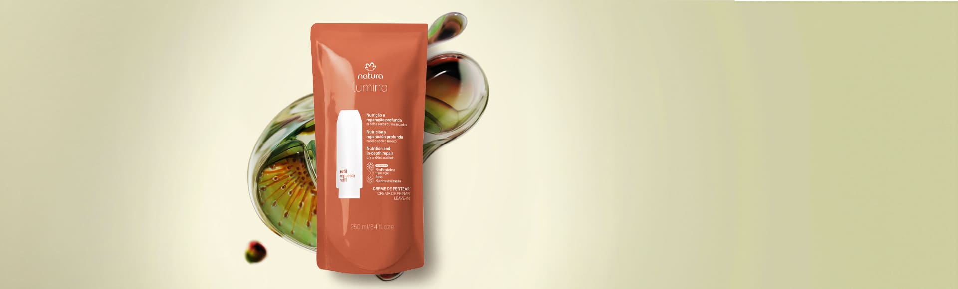 Refil Creme de Pentear Selador de Cutículas para Nutrição e Reparação Profunda 2 Refil Creme de Pentear Selador de Cuticulas para Nutricao e