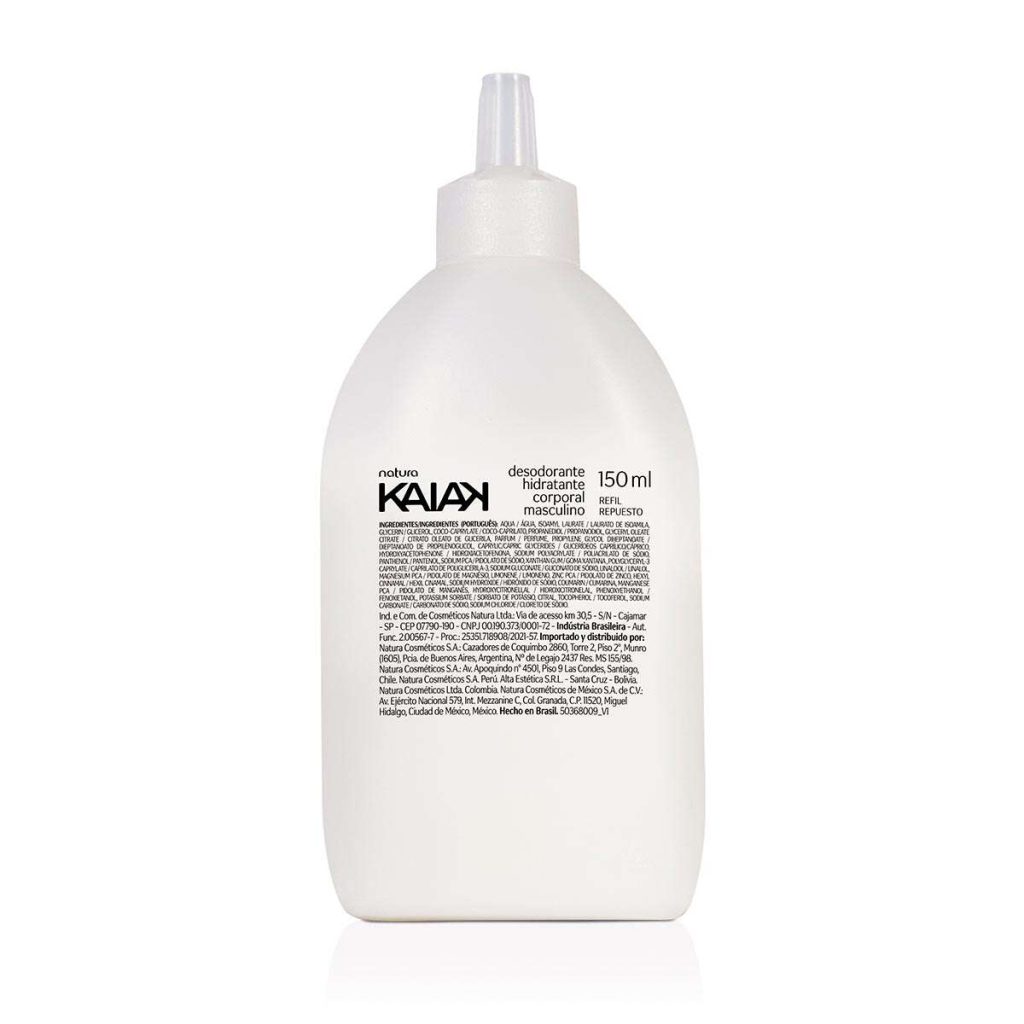 Refil Desodorante Hidratante Corporal Kaiak Masculino