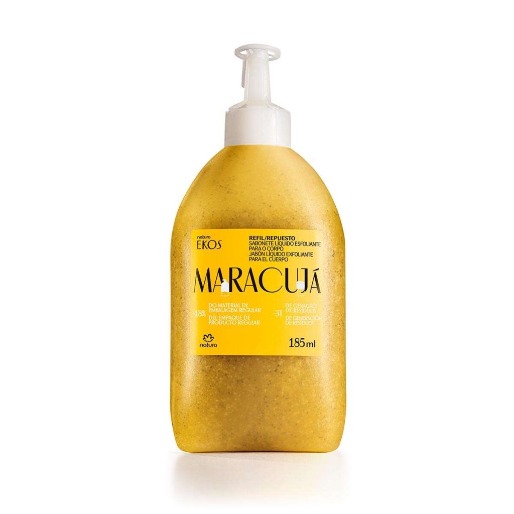 Refil Ekos Sabonete Líquido Esfoliante Maracujá