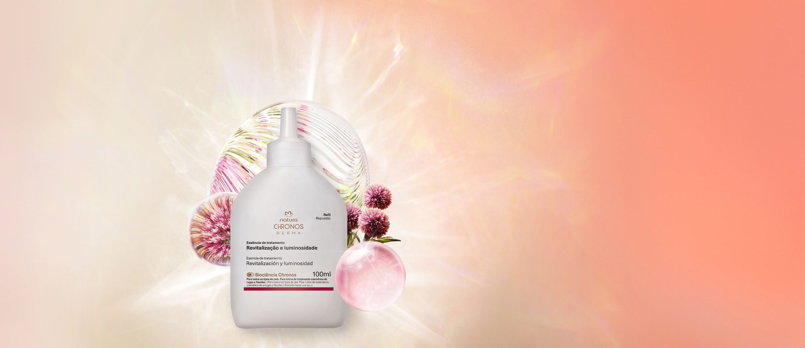 Refil Essencia de Tratamento Revitalizacao e Luminosidade Chronos Derma scaled