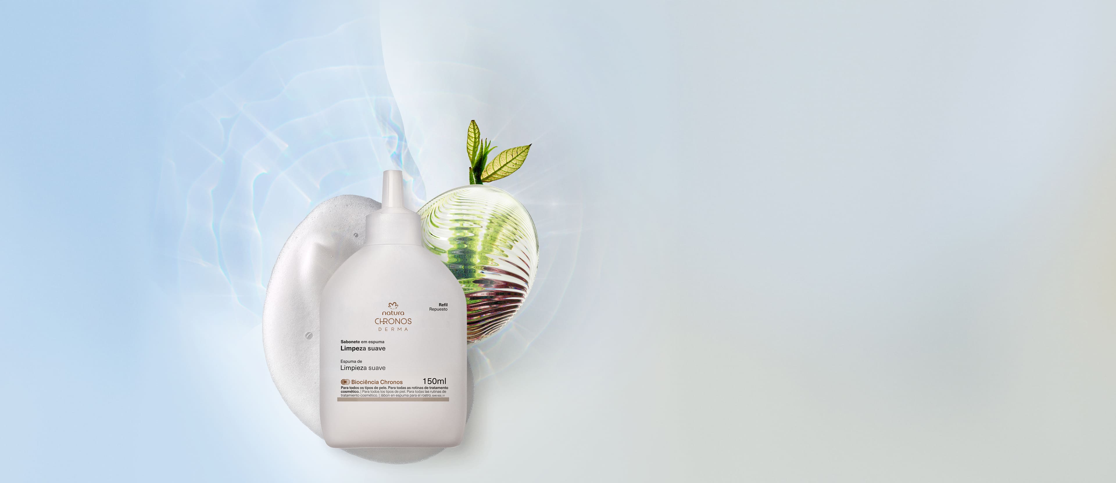 Refil Sabonete em Espuma Chronos Derma em destaque