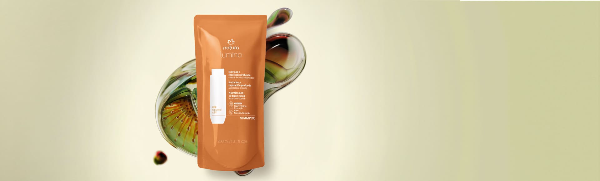 Refil Shampoo para Nutricao e Reparacao Profunda