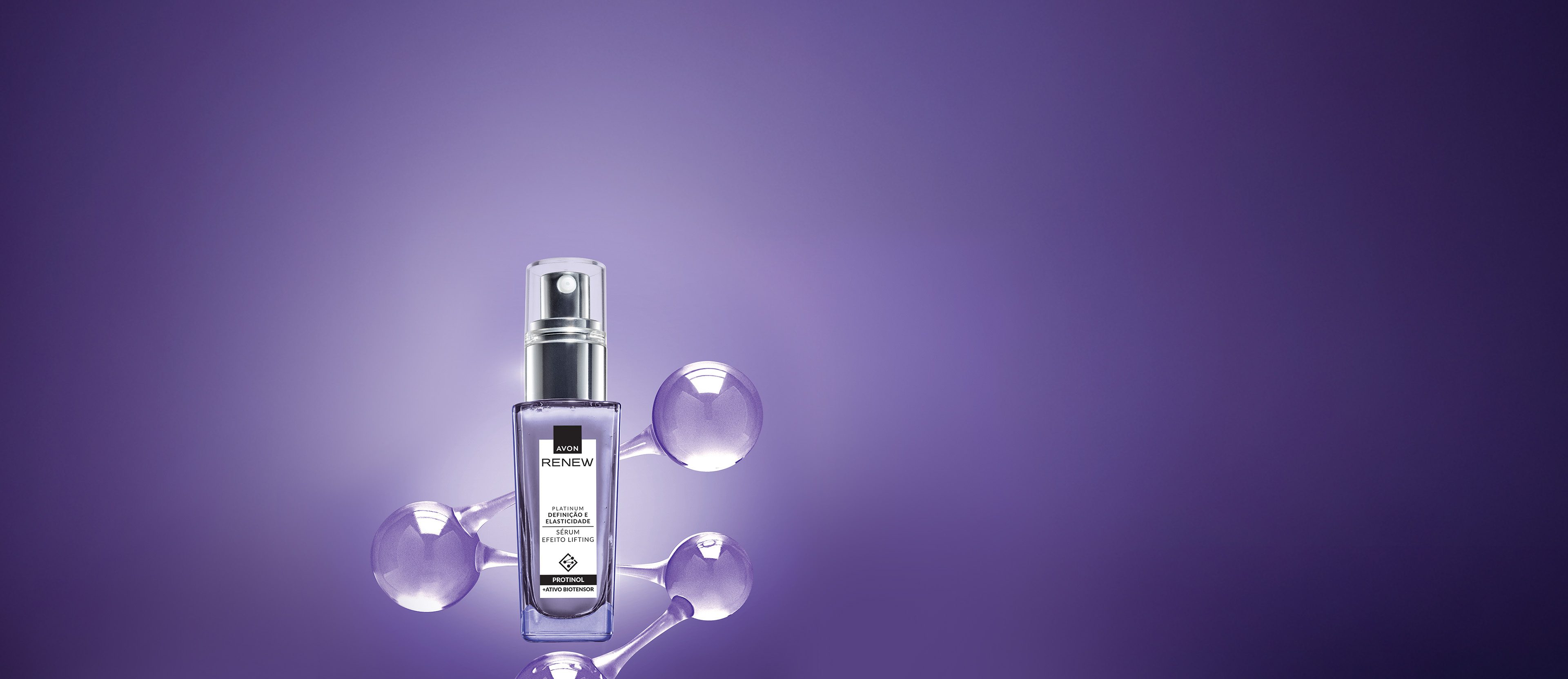 Banner desktop do Renew Platinum Sérum Lift & Firmeza