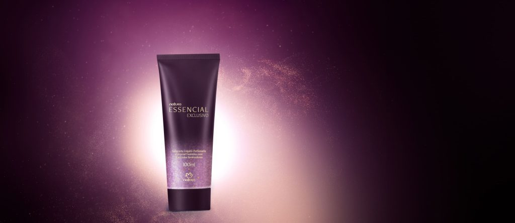 Sabonete Líquido Corporal com Partículas Iluminadoras Essencial Exclusivo Feminino