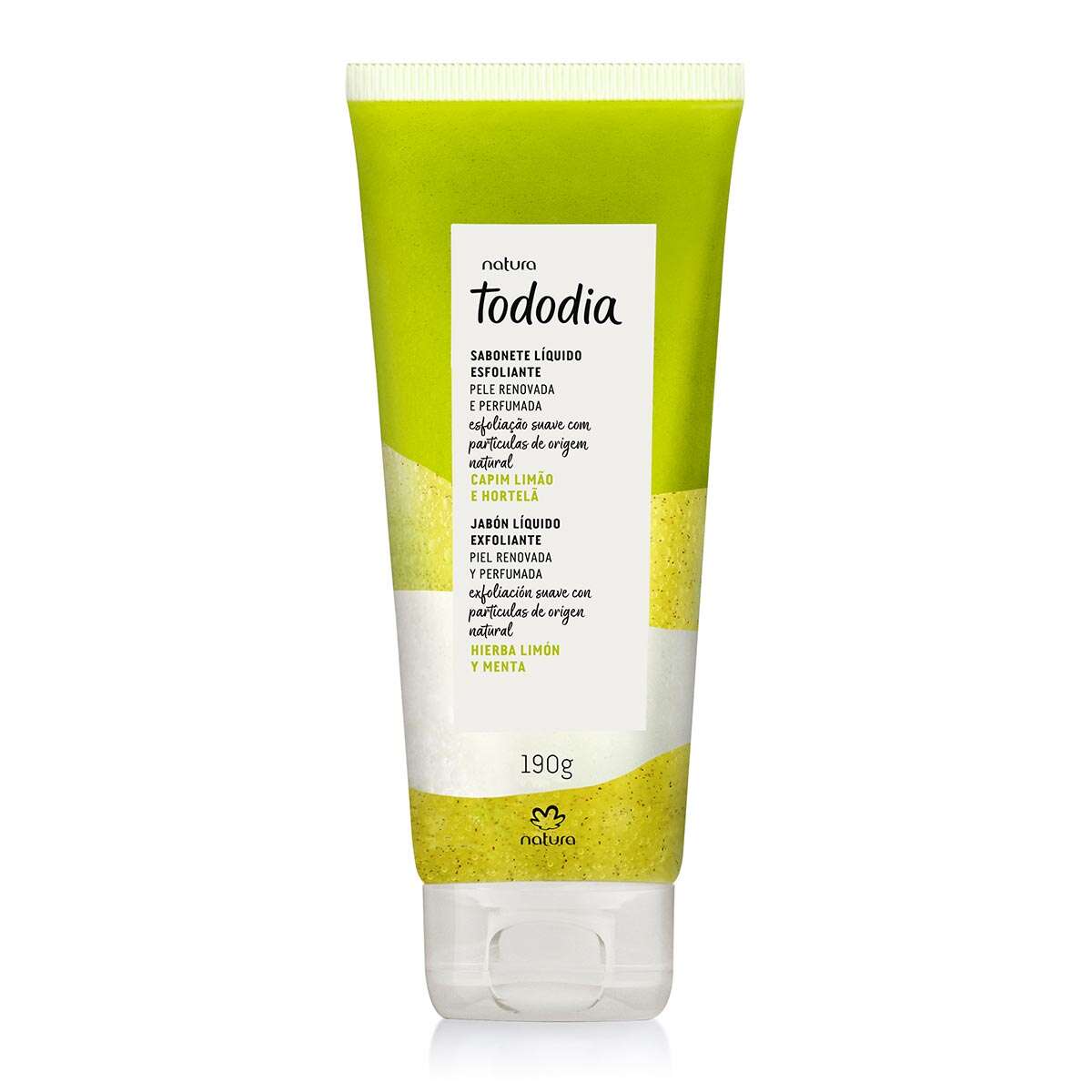 Sabonete Liquido Esfoliante Corporal Tododia Capim Limao e Hortela