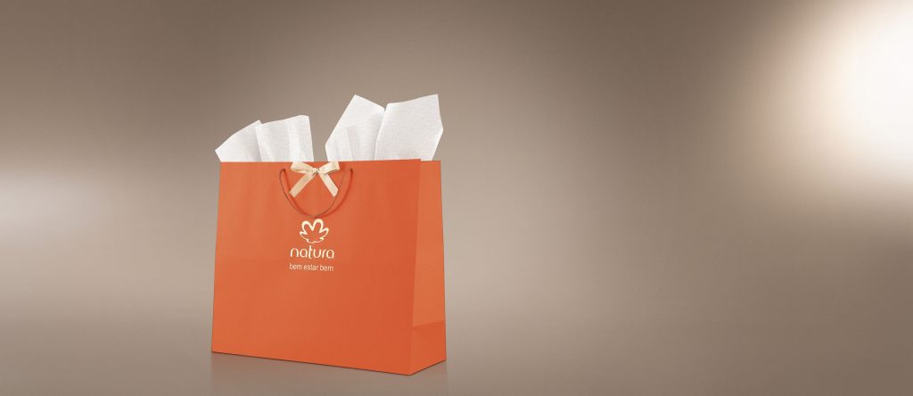 Sacola de Presente G com Laço
