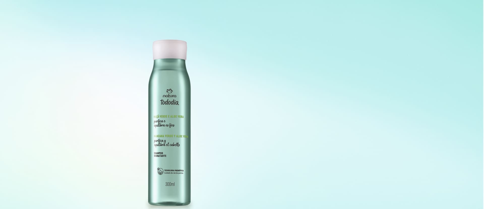 Shampoo Hidratante Tododia Maca Verde e Aloe Vera 300 ml