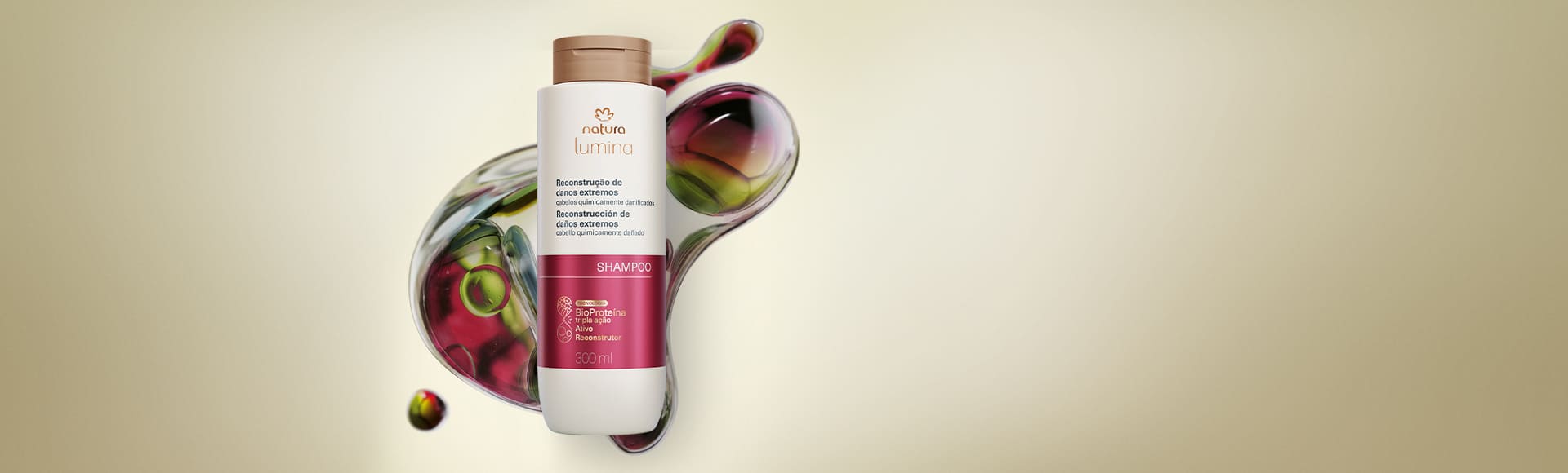 Shampoo Reestruturante para Reconstrucao de Danos