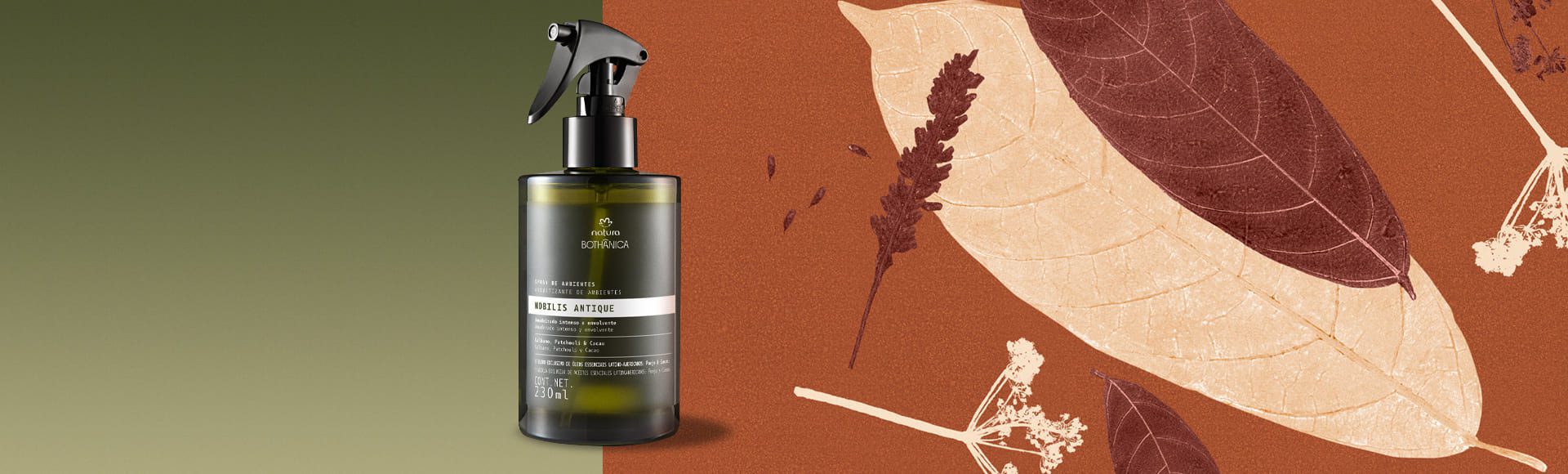 Spray de Ambientes Natura Bothânica Nobilis Antique 1 Spray de Ambientes Natura Bothanica Nobilis Antique