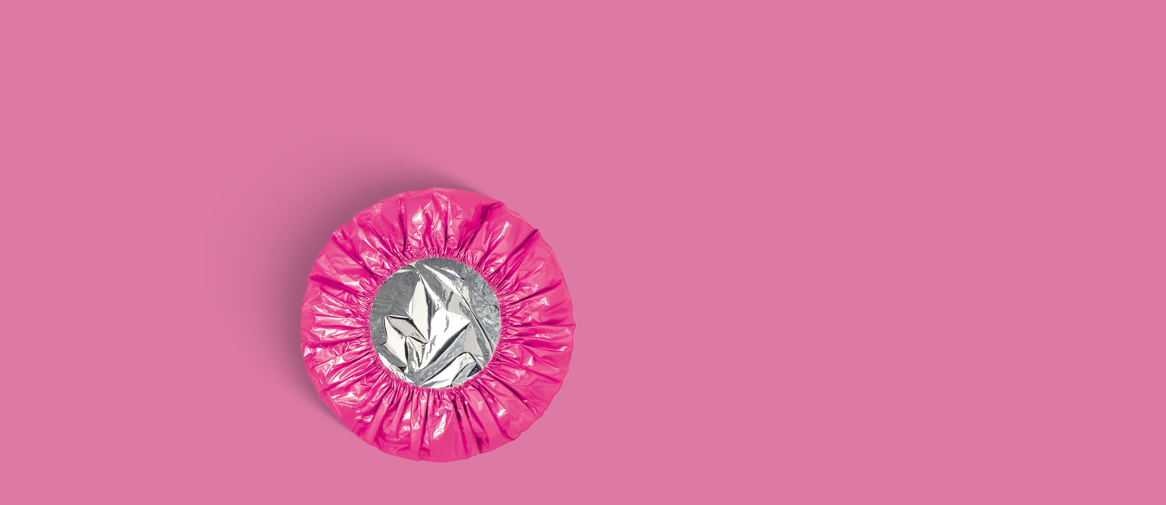 Banner desktop da Touca de Hidratação Rosa