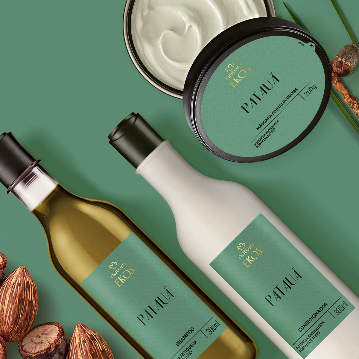 Kit Ekos Patauá Shampoo, Condicionador e Máscara 5 Máscara Ekos Patauá com óleo de patauá