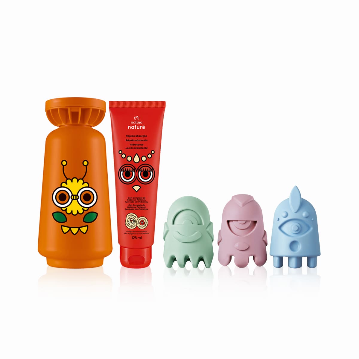 Sabonetes divertidos do Kit Naturé