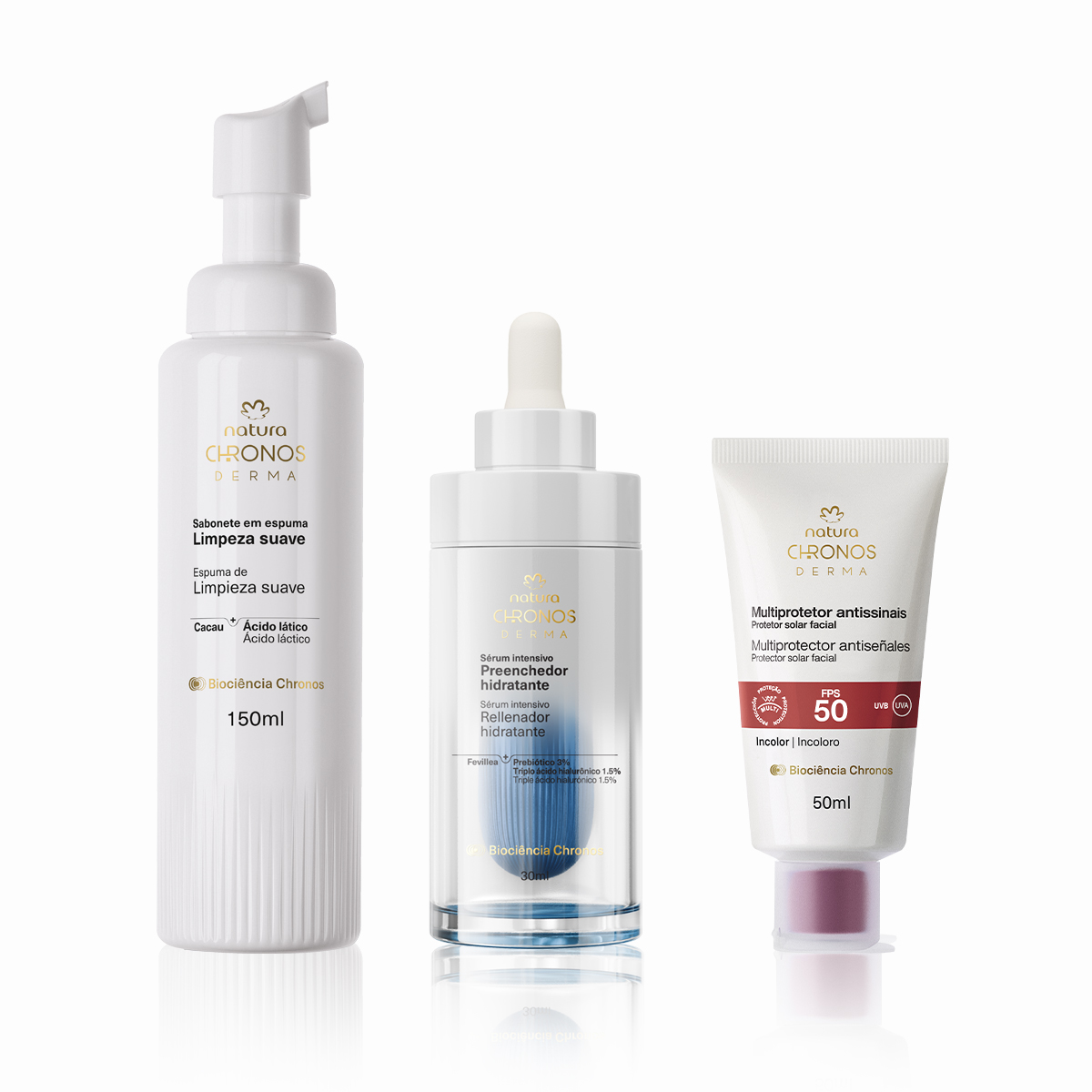 Sabonete em Espuma Chronos Derma
