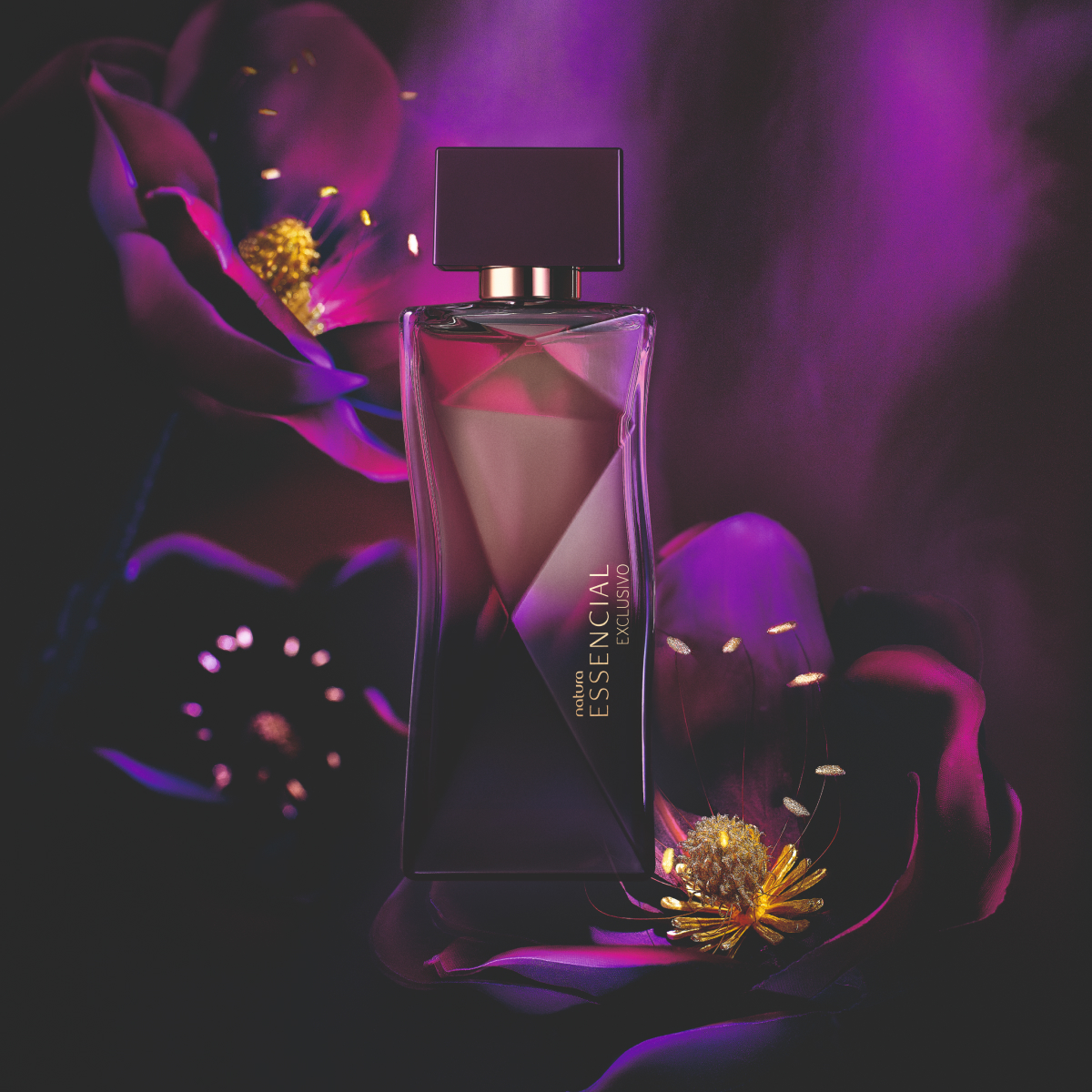 Frasco Essencial Exclusivo em close-up