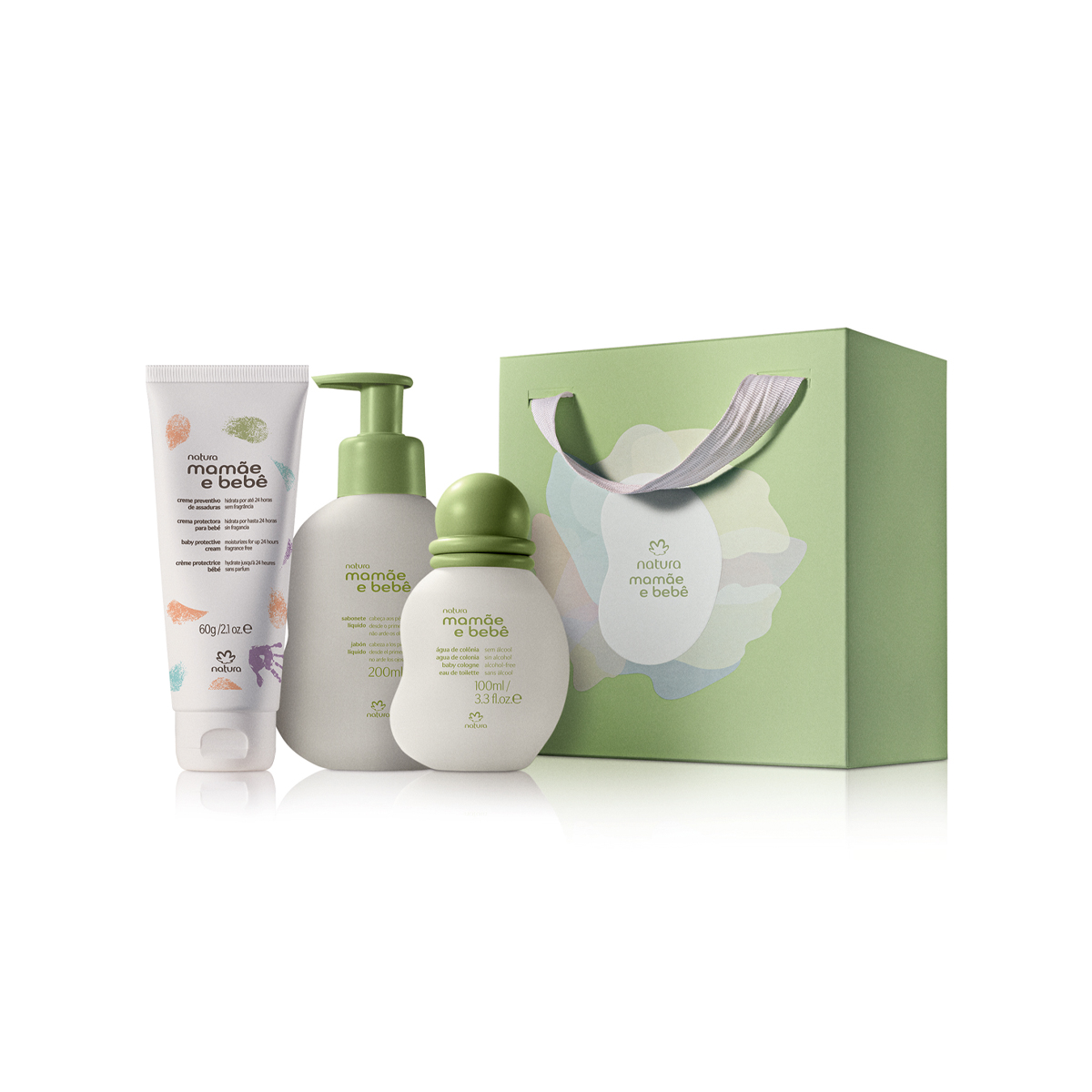 1767396934 518 Kit Mamae e Bebe Momento Cha de Bebe 3 produtos