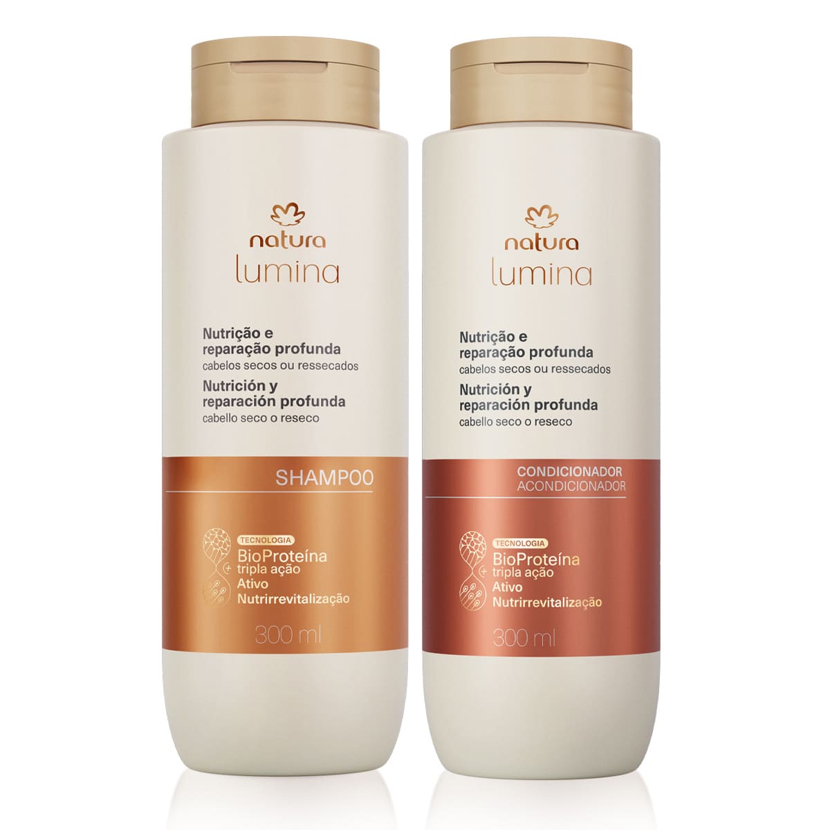 Shampoo do Kit Nutrição e Reparação em destaque