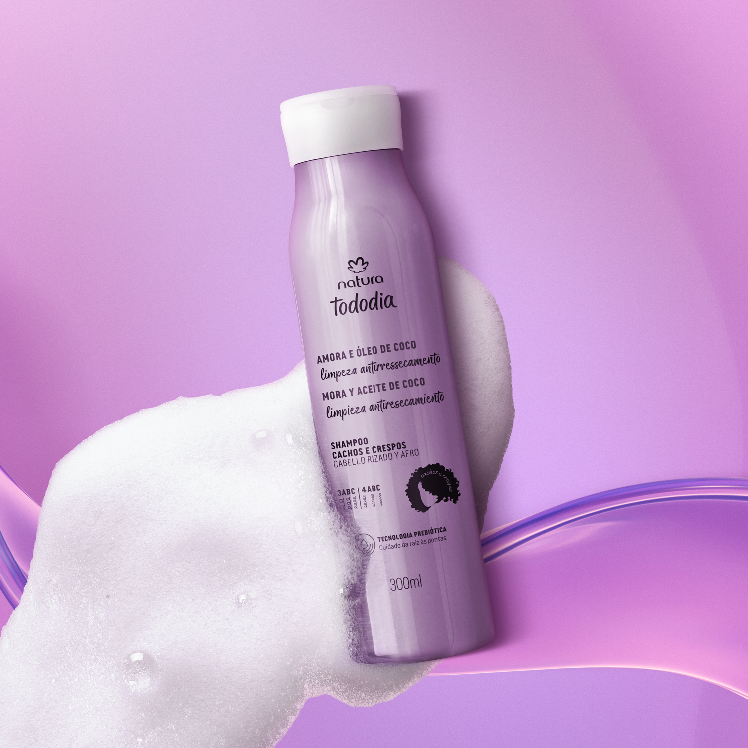 1767667092 249 Shampoo Cachos e Crespos Tododia Amora e Oleo de Coco