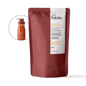 Refil Creme Corporal Nutrição Radiante Tododia Jambo Rosa e Flor de Caju