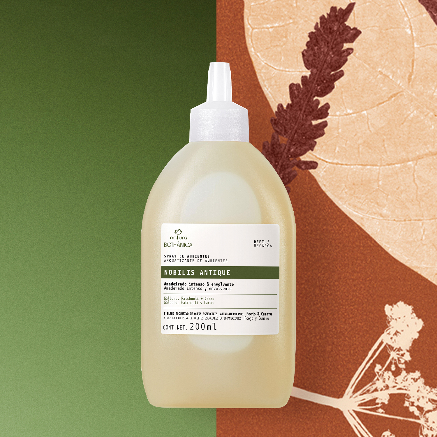 1767779153 175 Refil Spray de Ambientes Bothanica Nobilis Antique 200 ml